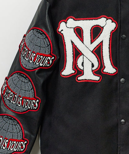 Scarface Pu Varsity  Jacket