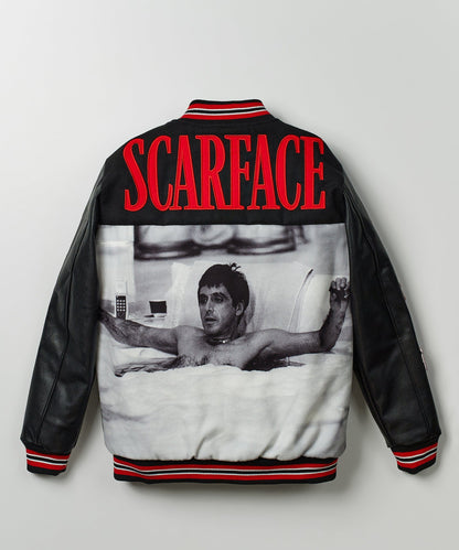 Scarface Pu Varsity  Jacket